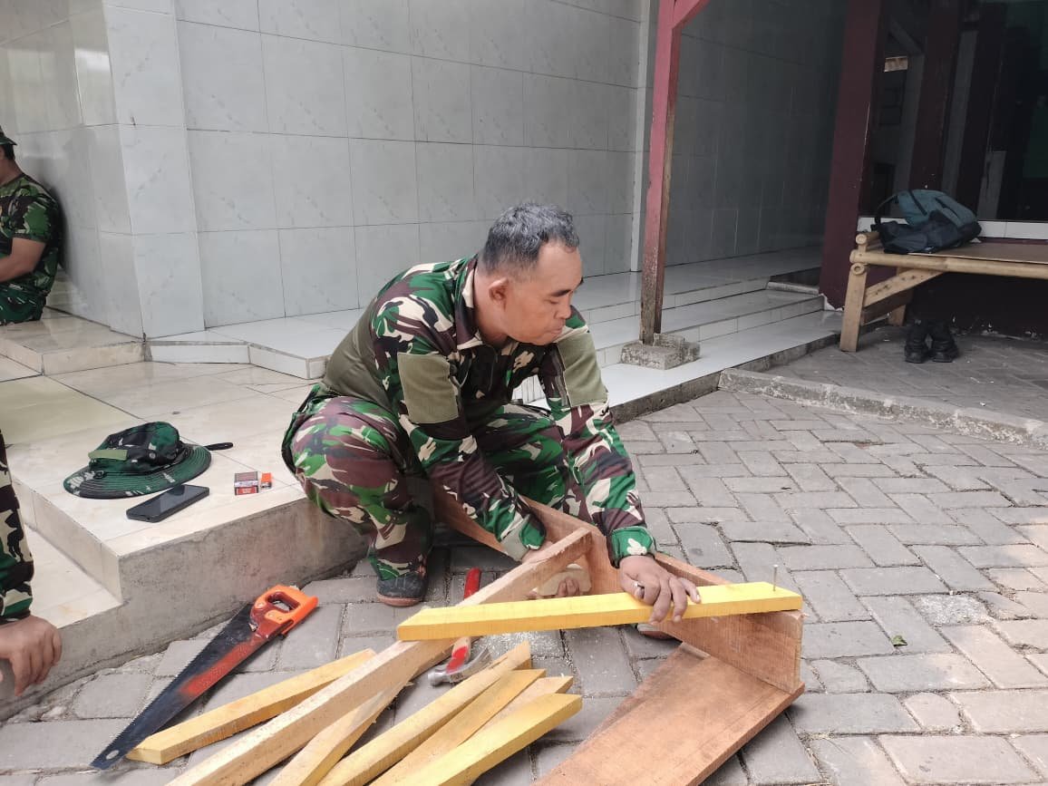 Penguatan Proyek Pembangunan, Satgas TMMD ke-130 Kodim 0510 Ciptakan Alat Baru